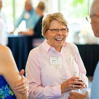 Claudia Bajema and guests at Retiree Reception 2018